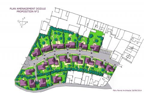 Esquisse n°2 lotissement Dozulé